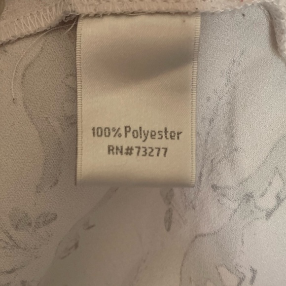 LC Lauren Conrad sleeveless fox print blouse XS - Picture 7 of 8